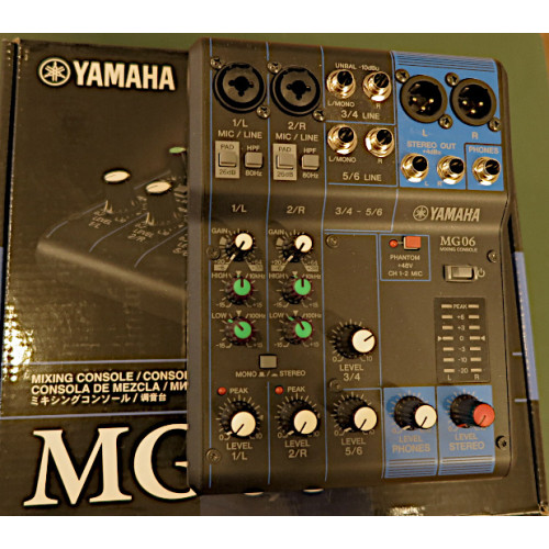 Yamaha MG06 mixer